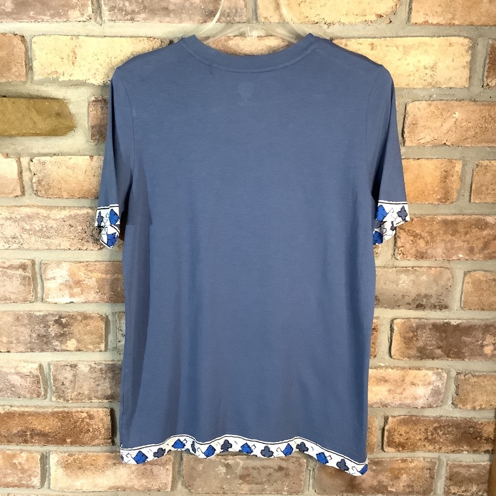 TORY BURCH Printed Cotton Top 41 - Picture 9 of 9